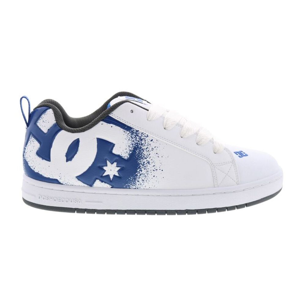 DC Mens Court Graffik White Shoes (NWT)